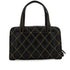 VINTAGE CHANEL WILD STITCH HAND BAG BLACK LEATHER GOLD HARDWARE 90344373