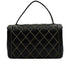 VINTAGE CHANEL WILD STITCH HAND BAG BLACK LEATHER GOLD HARDWARE 90345993