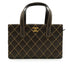 VINTAGE CHANEL WILD STITCH HAND BAG DARK BROWN LEATHER GOLD HARDWARE 90348326