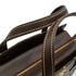 VINTAGE CHANEL WILD STITCH HAND BAG DARK BROWN LEATHER GOLD HARDWARE 90348326