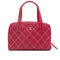 VINTAGE CHANEL WILD STITCH HAND BAG PINK LEATHER GOLD HARDWARE 90344097
