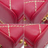 VINTAGE CHANEL WILD STITCH HAND BAG PINK LEATHER GOLD HARDWARE 90344097