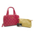 VINTAGE CHANEL WILD STITCH HAND BAG PINK LEATHER GOLD HARDWARE 90344097