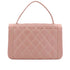 VINTAGE CHANEL WILD STITCH HAND BAG PINK LEATHER GOLD HARDWARE 90349384