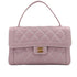 VINTAGE CHANEL WILD STITCH HAND BAG PURPLE LEATHER GOLD HARDWARE 90346661