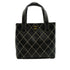 VINTAGE CHANEL WILD STITCH HAND TOTE BAG BLACK LEATHER GOLD HARDWARE 90348236