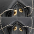 VINTAGE CHANEL WILD STITCH HAND TOTE BAG BLACK LEATHER GOLD HARDWARE 90348236