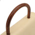 VINTAGE CHANEL WOOD HANDLE HAND BAG BEIGE CAVIAR SKIN 90351031