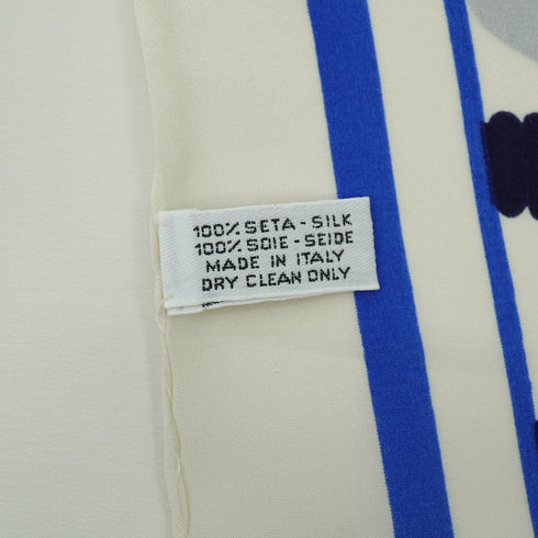VINTAGE CHANEL YACHT PATTERN SCARF MULTICOLOR SILK 90330710