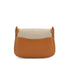 VINTAGE HERMES NATUREL TOILE H VACHE HUNTER SHOULDER BAG 1979 CIRCLE I GOLD HARDWARE 90335881