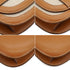 VINTAGE HERMES NATUREL TOILE H VACHE HUNTER SHOULDER BAG 1979 CIRCLE I GOLD HARDWARE 90335881