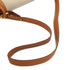 VINTAGE HERMES NATUREL TOILE H VACHE HUNTER SHOULDER BAG 1979 CIRCLE I GOLD HARDWARE 90335881
