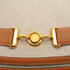 VINTAGE HERMES NATUREL TOILE H VACHE HUNTER SHOULDER BAG 1979 CIRCLE I GOLD HARDWARE 90335881