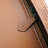 VINTAGE HERMES NATUREL TOILE H VACHE HUNTER SHOULDER BAG 1979 CIRCLE I GOLD HARDWARE 90335881