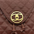VINTAGE MATELASSE CHAIN BACK PACK BROWN CAVIAR SKIN GOLD HARDWARE 90325342