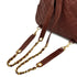 VINTAGE MATELASSE CHAIN BACK PACK BROWN CAVIAR SKIN GOLD HARDWARE 90325342