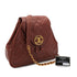 VINTAGE MATELASSE CHAIN BACK PACK BROWN CAVIAR SKIN GOLD HARDWARE 90325342