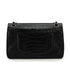 VINTEGE CHANEL CLASSIC FLAP MEDIUM CHAIN SHOULDER BAG BLACK CROCODILE SILVER HARDWARE 90340464