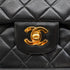 VINTEGE CHANEL CLASSIC FLAP MEDIUM CHAIN SHOULDER BAG BLACK LAMB SKIN GOLD HARDWARE 90335603