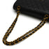 VINTEGE CHANEL CLASSIC FLAP MEDIUM CHAIN SHOULDER BAG BLACK LAMB SKIN GOLD HARDWARE 90335603