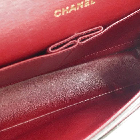 VINTEGE CHANEL CLASSIC FLAP MEDIUM CHAIN SHOULDER BAG BLACK LAMB SKIN GOLD HARDWARE 90338302