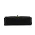 VINTEGE CHANEL CLASSIC FLAP MEDIUM CHAIN SHOULDER BAG BLACK LAMB SKIN GOLD HARDWARE 90338764