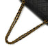 VINTEGE CHANEL CLASSIC FLAP MEDIUM CHAIN SHOULDER BAG BLACK LAMB SKIN GOLD HARDWARE 90338764