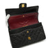 VINTEGE CHANEL CLASSIC FLAP MEDIUM CHAIN SHOULDER BAG BLACK LAMB SKIN GOLD HARDWARE 90338883