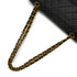 VINTEGE CHANEL CLASSIC FLAP MEDIUM CHAIN SHOULDER BAG BLACK LAMB SKIN GOLD HARDWARE 90338883