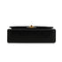 VINTEGE CHANEL CLASSIC FLAP MEDIUM CHAIN SHOULDER BAG BLACK LAMB SKIN GOLD HARDWARE 90339650