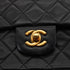 VINTEGE CHANEL CLASSIC FLAP MEDIUM CHAIN SHOULDER BAG BLACK LAMB SKIN GOLD HARDWARE 90339650