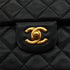 VINTEGE CHANEL CLASSIC FLAP MEDIUM CHAIN SHOULDER BAG BLACK LAMB SKIN GOLD HARDWARE 90339950