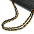 VINTEGE CHANEL CLASSIC FLAP MEDIUM CHAIN SHOULDER BAG BLACK LAMB SKIN GOLD HARDWARE 90339950