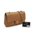 VINTEGE CHANEL CLASSIC FLAP MEDIUM CHAIN SHOULDER BAG BRONZE LAMB SKIN GOLD HARDWARE 90339948