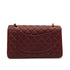 VINTEGE CHANEL CLASSIC FLAP MEDIUM CHAIN SHOULDER BAG BURGUNDY LAMB SKIN GOLD HARDWARE 90339158