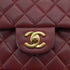 VINTEGE CHANEL CLASSIC FLAP MEDIUM CHAIN SHOULDER BAG BURGUNDY LAMB SKIN GOLD HARDWARE 90339158