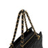VINTEGE CHANEL COCOMARK CHAIN SHOULDER BAG BLACK CAVIAR SKIN GOLD HARDWARE 90344103