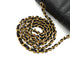VINTEGE CHANEL MADEMOISELLE CHAIN SHOULDER BAG BLACK CAVIAR SKIN GOLD HARDWARE 90341456