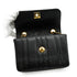VINTEGE CHANEL MADEMOISELLE CHAIN SHOULDER BAG BLACK CAVIAR SKIN GOLD HARDWARE 90341456