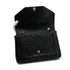 VINTEGE CHANEL MATELASSE CHAIN SHOULDER BAG BLACK LAMB SKIN GOLD HARDWARE 90340179