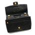 VINTEGE CHANEL MATELASSE CHAIN SHOULDER BAG BLACK LAMB SKIN GOLD HARDWARE 90340501