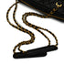 VINTEGE CHANEL MATELASSE CHAIN SHOULDER BAG BLACK LAMB SKIN GOLD HARDWARE 90341459