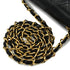 VINTEGE CHANEL MATELASSE CHAIN SHOULDER BAG BLACK LAMB SKIN GOLD HARDWARE 90343982