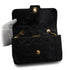 VINTEGE CHANEL MATELASSE CHAIN SHOULDER BAG BLACK LAMB SKIN GOLD HARDWARE 90343982