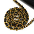 VINTEGE CHANEL MATELASSE CHAIN SHOULDER BAG BLACK LAMB SKIN GOLD HARDWARE 90344083
