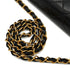 VINTEGE CHANEL MATELASSE PUSH LOCK CHAIN SHOULDER BAG BLACK LAMB SKIN GOLD HARDWARE 90341855