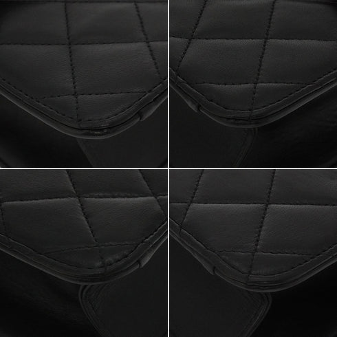 VINTEGE CHANEL MATELASSE PUSH LOCK CHAIN SHOULDER BAG BLACK LAMB SKIN GOLD HARDWARE 90343911