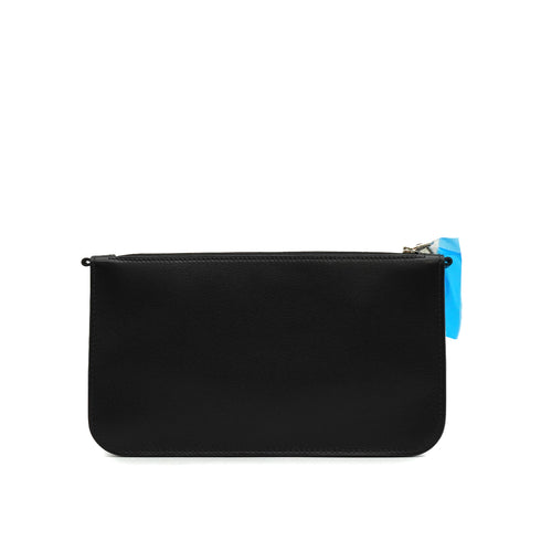 HERMES ZIPENGO TO GO CHAINE DANCRE BLACK EVERGRAIN POUCH HAND BAG 2025 K STAMP PALLADIUM HARDWARE 90338381