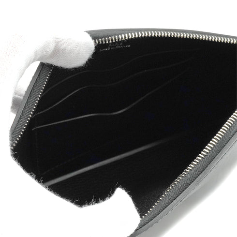 HERMES ZIPENGO TO GO CHAINE DANCRE BLACK EVERGRAIN POUCH HAND BAG 2025 K STAMP PALLADIUM HARDWARE 90338381