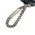VINTAGE CHANEL CAMBON LINE SHOULDER BAG BLACK LEATHER SILVER HARDWARE 90311884